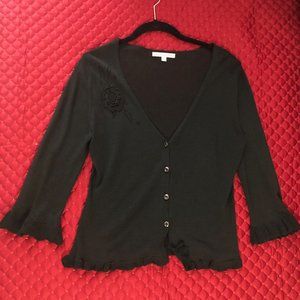 NANETTE LEPORE CASHMERE CARDIGAN